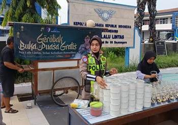 Ilustrasi kegiatan Gerobak Buka Puasa Gratis